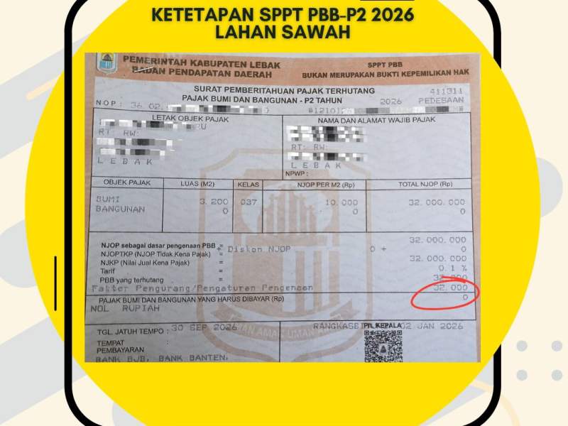 LAHAN SAWAN DENGAN LUAS DI BAWAH 5000 M3 