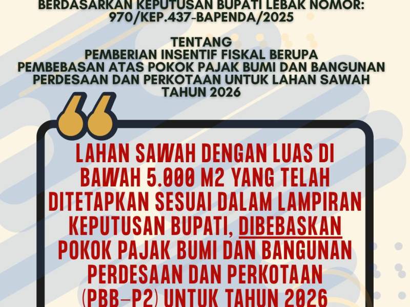 LAHAN SAWAN DENGAN LUAS DI BAWAH 5000 M3 